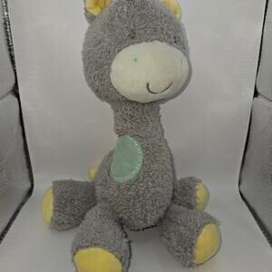 Okie Dokie Giraffe Plush Rattle Spots Shaggy Lovey 10” Baby [2017]